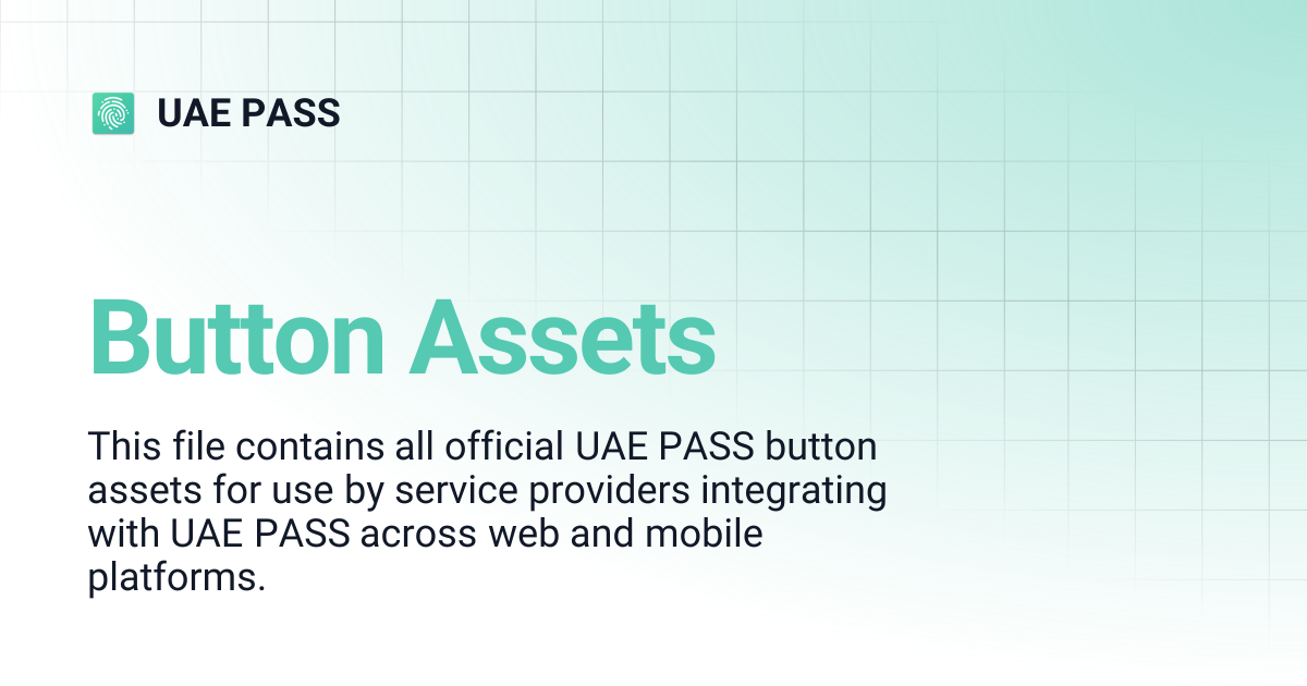 Button Assets | UAE PASS