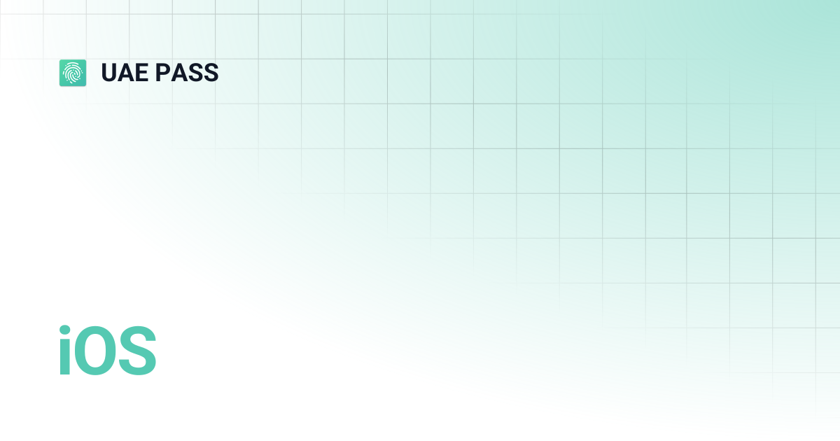 iOS | UAE PASS